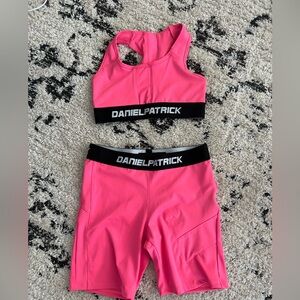 Daniel Patrick short and sports bra set